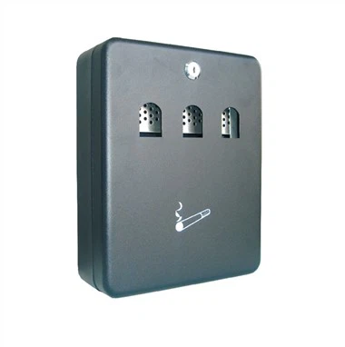 Mały żelazny pojemnik na popiół